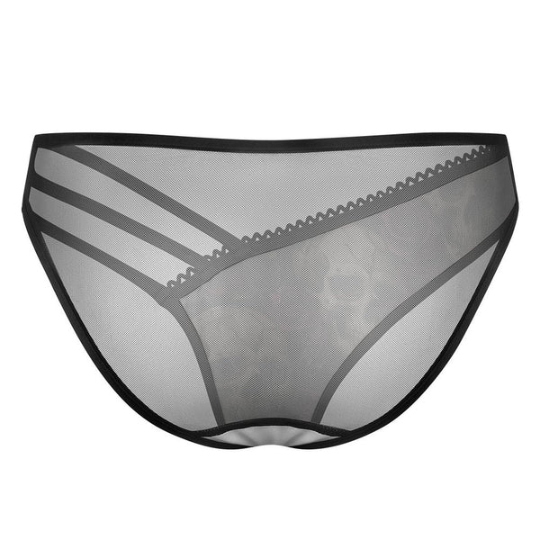 Women's Skulls With Purple Roses Panties