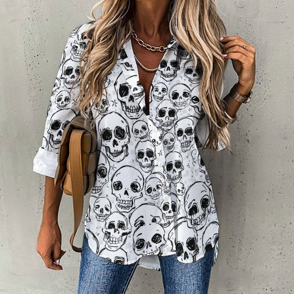 The Shadowbone Skull Blouse