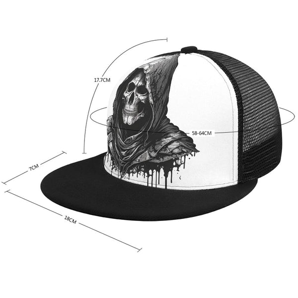 Be The Envy of All Your Friends With A Grim Reaper Mesh Hip-Hop Hat