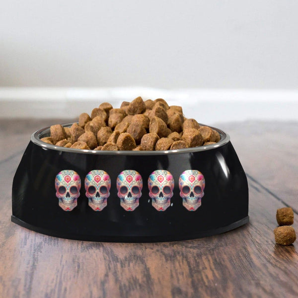 Skulls Pet Bowl For Food Or Water Pet Bowl