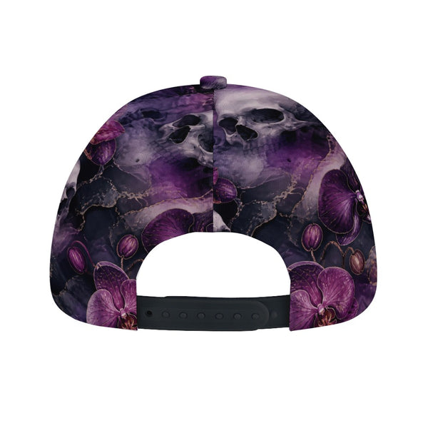 The Ethereal Mist Skull & Purple Orchid Classic Baseball Hat