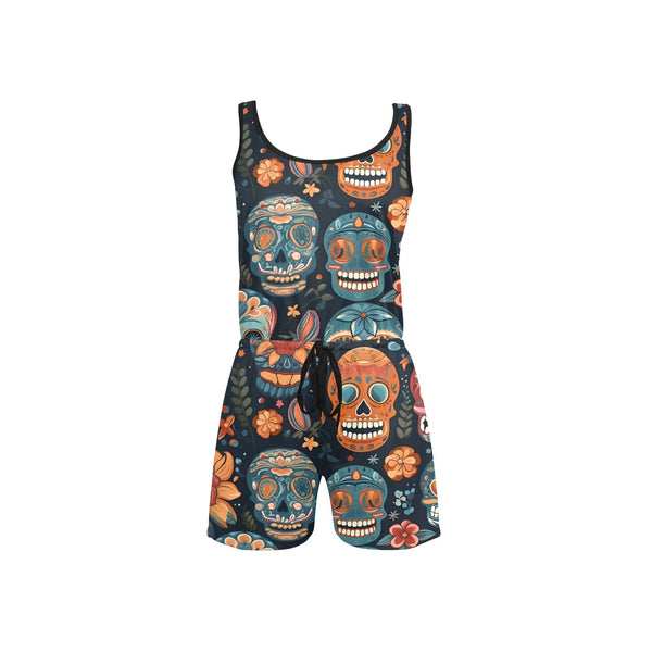 Women's Skulls Beach Soft & Comfortable Romper