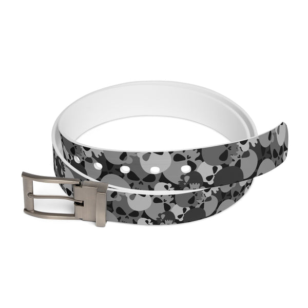 Camo Skull Belt For Men And Women Buckle Comes In 3 Colors