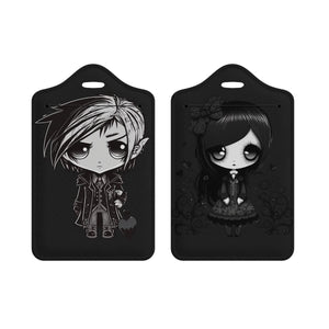 Gothic Boy & Girl Couple Luggage Tags