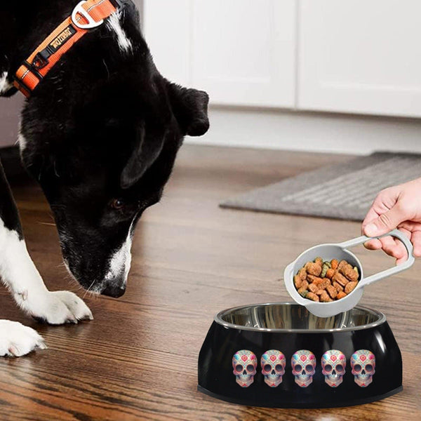 Skulls Pet Bowl For Food Or Water