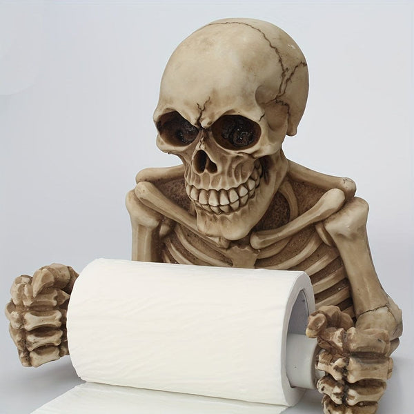 1pc Wall Hanging Skull Toilet Paper Holder