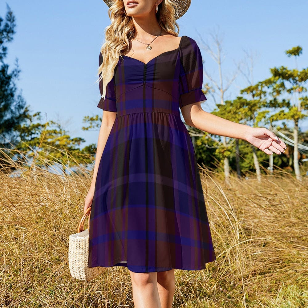 plaid bridesmaid dresses Feeling Inspired Navy Plaid Maxi Dress, Medium - The Mint Julep Boutique