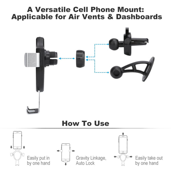 Skull Barb Wire Car Phone Mount