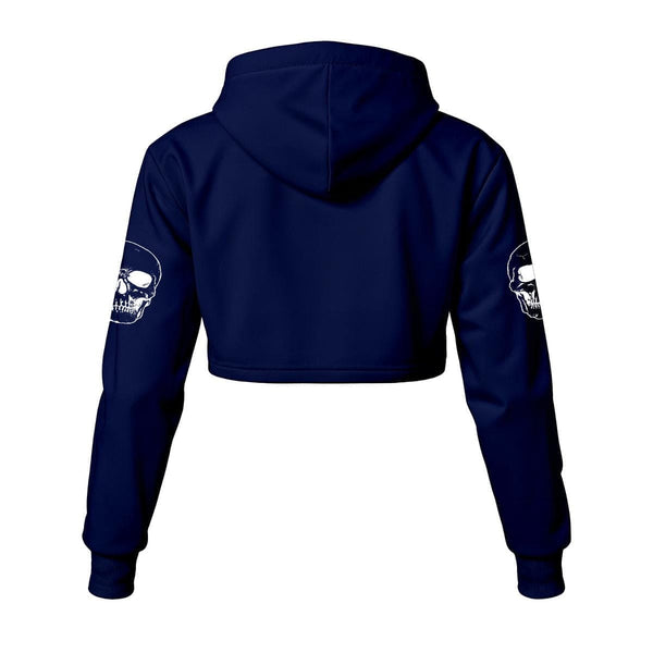 Women's Skull And Lizard Cropped Hoodie 12 Colors