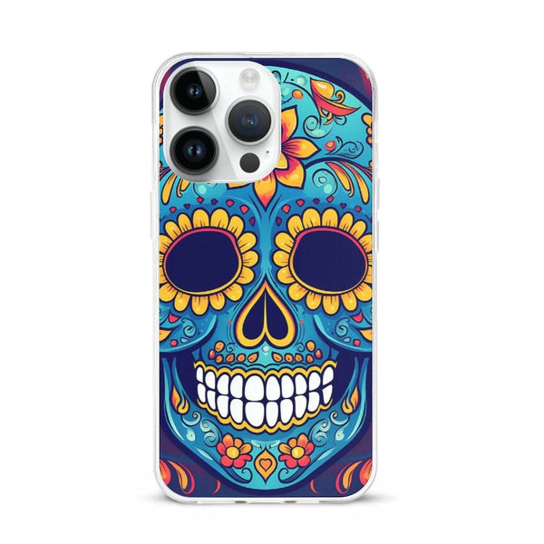 Skull Floral Case for iPhone 15 Pro Max