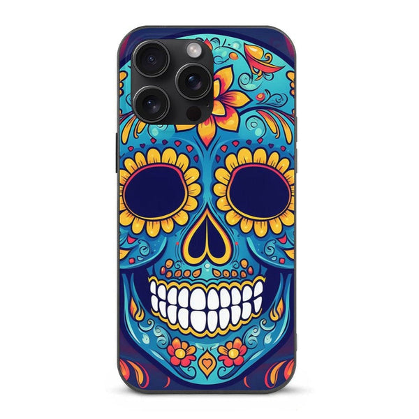 Skull Floral Case for iPhone 15 Pro Max