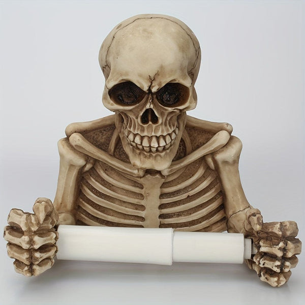 1pc Wall Hanging Skull Toilet Paper Holder