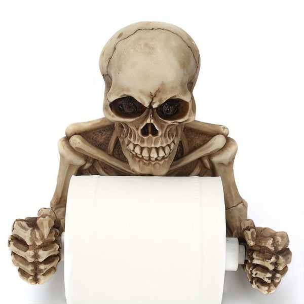 1pc Wall Hanging Skull Toilet Paper Holder