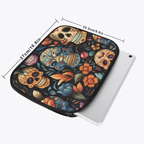 Colorful Skulls iPad Sleeve