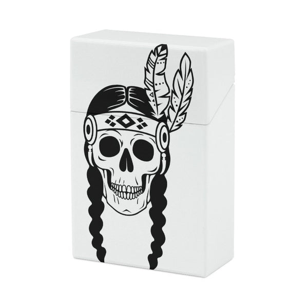 Spice up your tobacco game with our Indian Skull Cigarette Case!