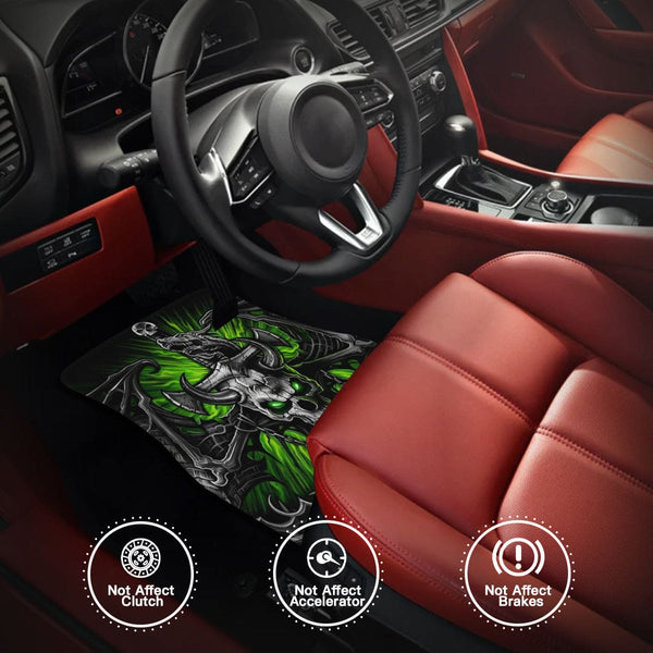 Skull Sword Dragon Non Slip Car Floor Mats