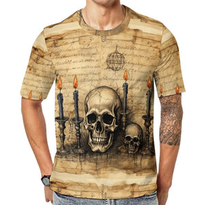 Men's Vintage Skull Short Sleeve T-Shirt