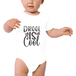 Baby Drool is Cool Skull Short Sleeve One Piece