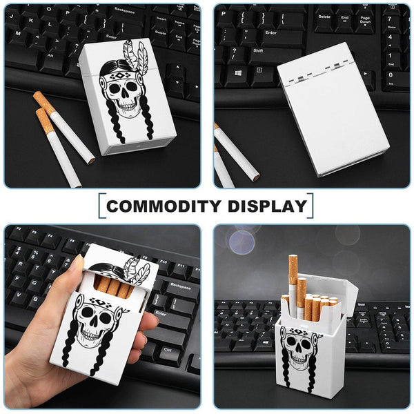 Spice up your tobacco game with our Indian Skull Cigarette Case!