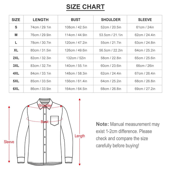 Men's Skulls Long Sleeve Shirt With Pocket Lapel