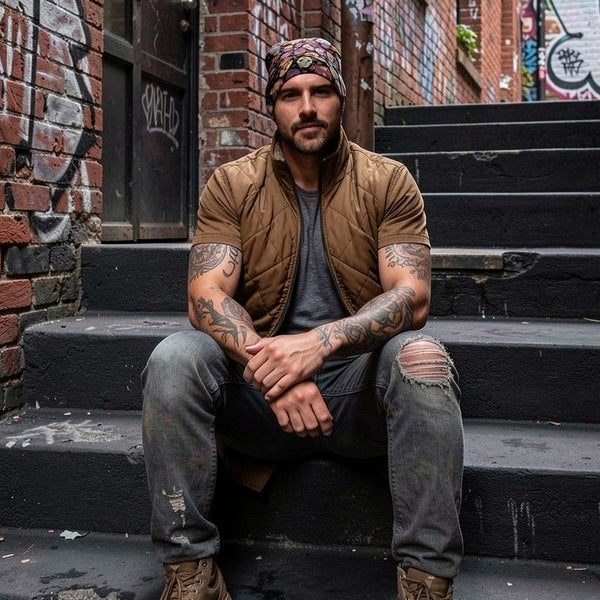 Lots of Skulls Beanie - All-Over Print Knit Cap