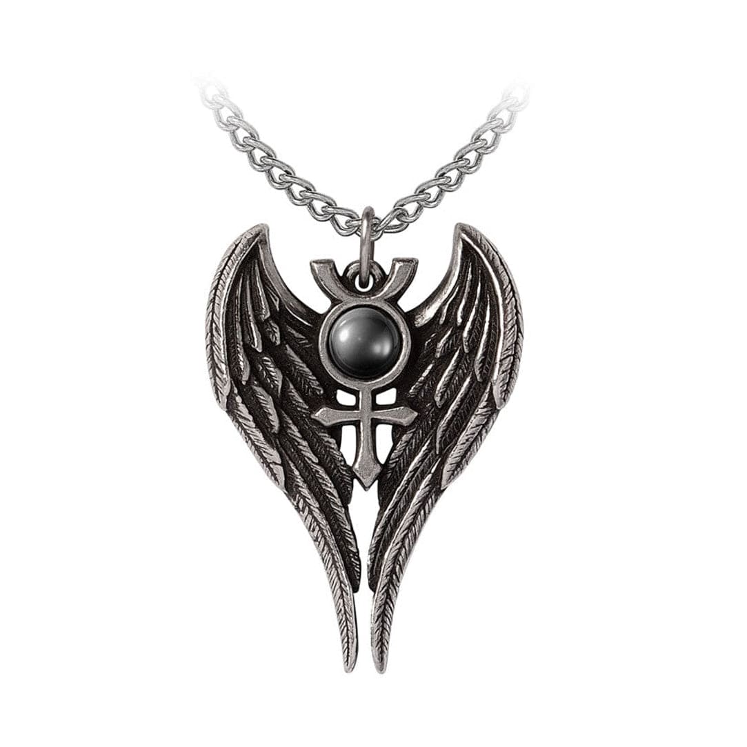 Combine The Power of Symbolism With Timeless Design Angel of Mercury Pendant
