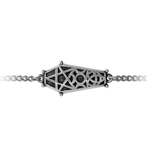 Darkness Meets Elegance With Our Stunning Hex Coffin Bracelet