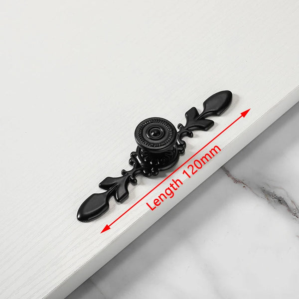 Gothic Bronze Door Handles For Cabinets, Drawer Knobs and More