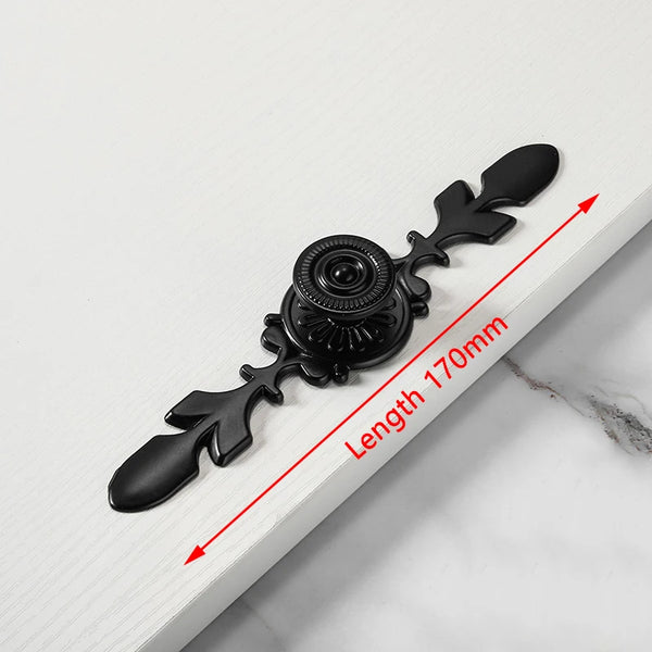 Gothic Bronze Door Handles For Cabinets, Drawer Knobs and More