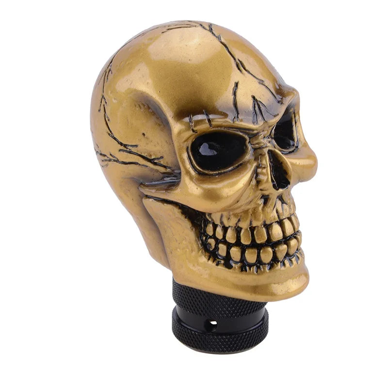 Gear Shift Knob Skull Universal Manual Head Lever Auto Parts 6 colors