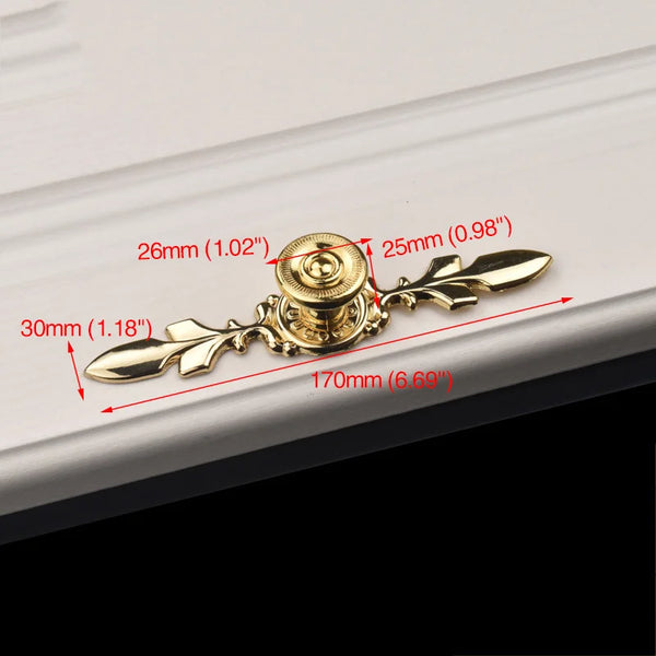 Gothic Bronze Door Handles For Cabinets, Drawer Knobs and More