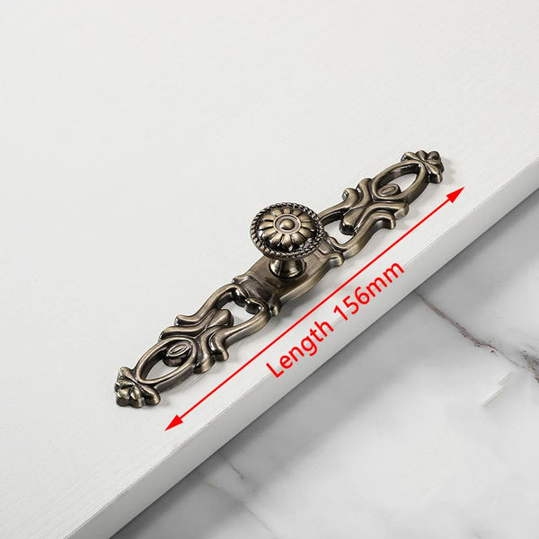 Gothic Bronze Door Handles For Cabinets, Drawer Knobs and More