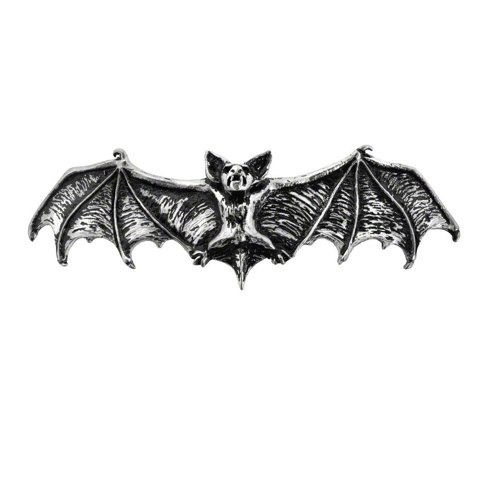 Darkling Bat Swooping Spreadeagle Hair Slide