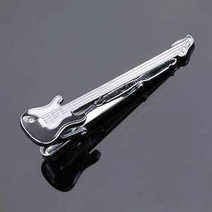 Guitar Viola Tie Clip Pin For Mens Accessories