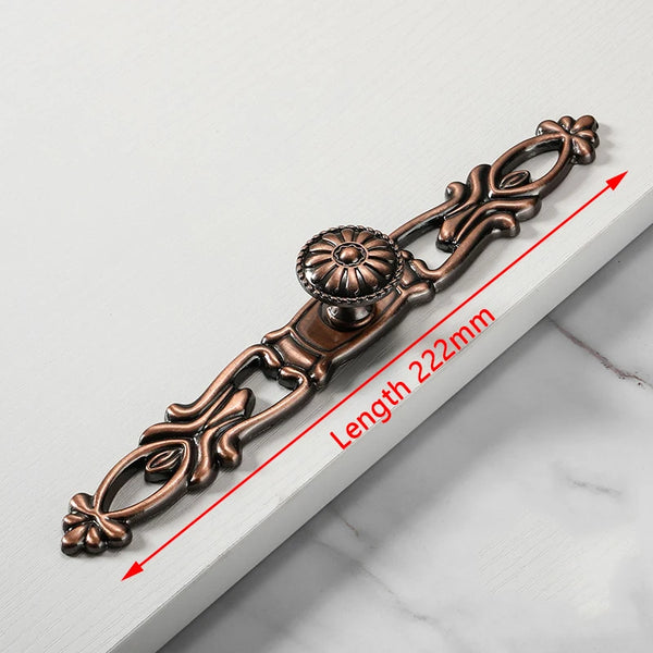 Gothic Bronze Door Handles For Cabinets, Drawer Knobs and More