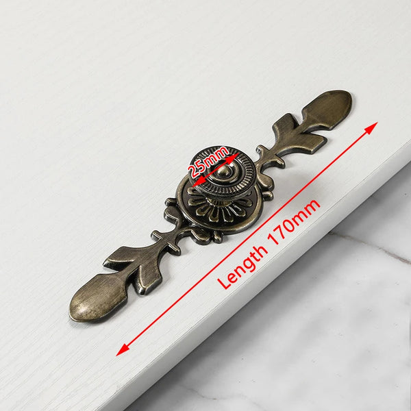 Gothic Bronze Door Handles For Cabinets, Drawer Knobs and More