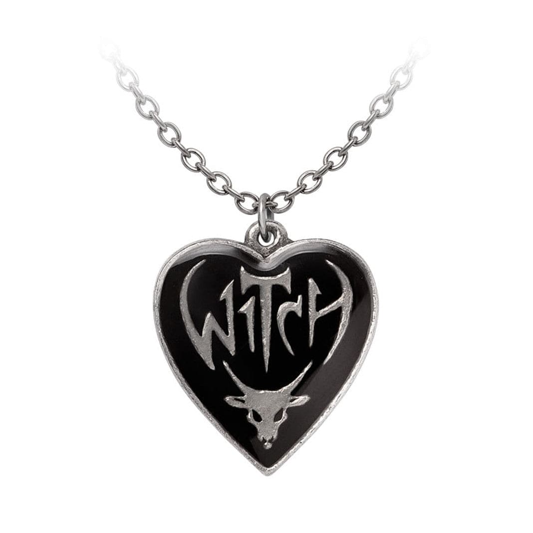 Heart-Shaped Powerful Sign of The Baphomet Witch Pendant