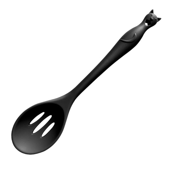 Cat's Kitchen Slotted Silicone Spoon