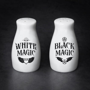 White Magic & Black Magic Salt & Pepper Set