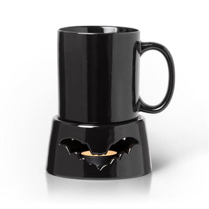 Bat Mug With Tea Light Warmer