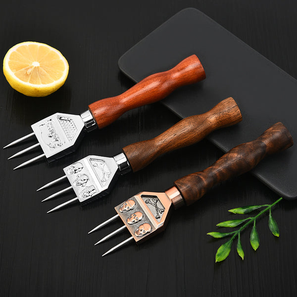 The Iron Skull Three-Pronged Stainless Steel Ice Pick