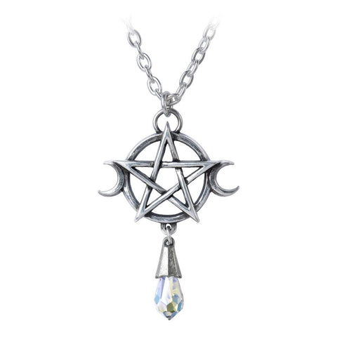 Goddess Pentagram Of The Five Elements Pendant Necklace