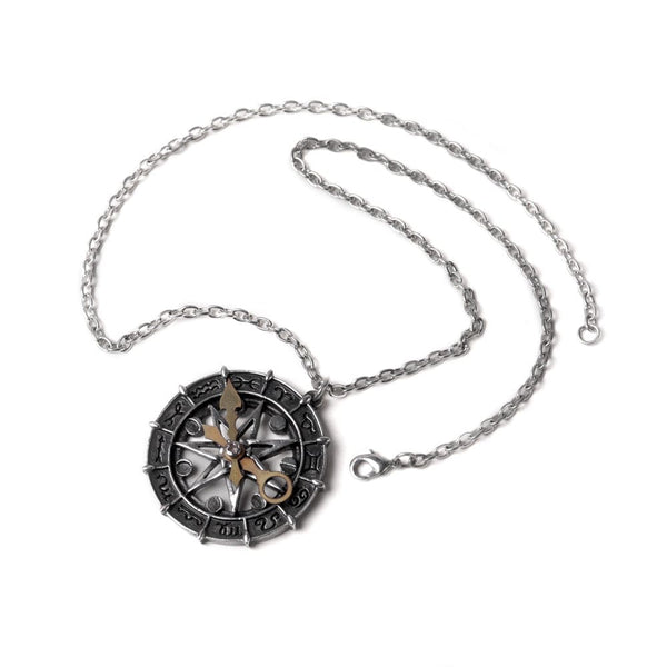 Heavenly Constellations Astro-lunial Compass Pendant