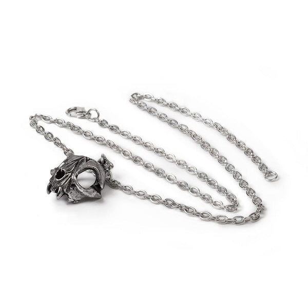 My Forever Friend Cat Skull Pendant Necklace