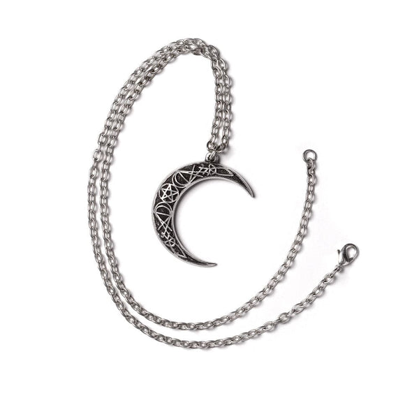 Crescent Moon & A Pact With A Prince Pendant Necklace