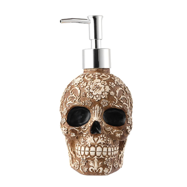 Gothic Skull Liquid Soap Dispenser For Bathroom Decor