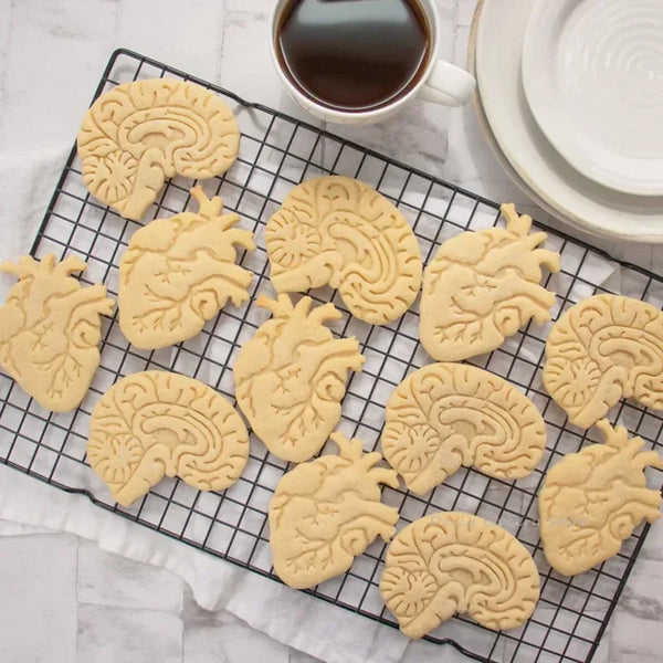 Skull Shaped Cookie Mold Stamp