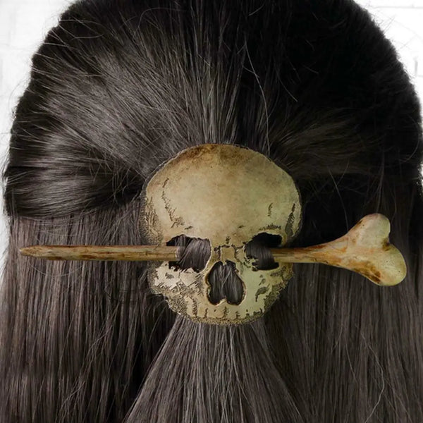 Punk Skull Bone Hair Clip Gothic Style Hair Accessories