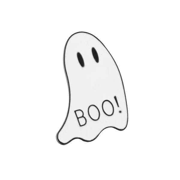 Punk Black And White Skull Lapel Pins