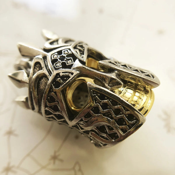 Sword With Crown Skull Knight Sterling Silver Pendants For Necklaces